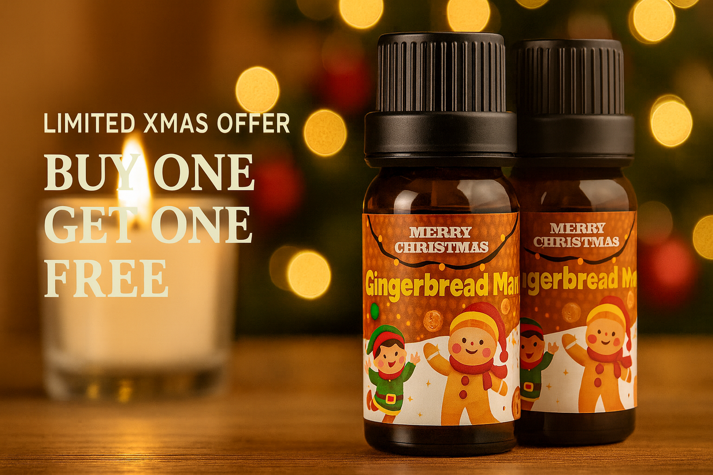 Gingerbread Christmas Essential Oil 10ml (BUY 1 GET 1 FREE)